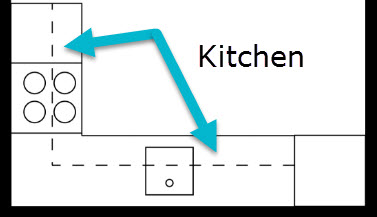 Change the Material or Color on Kitchen Cabinets and Countertops –  RoomSketcher Help Center