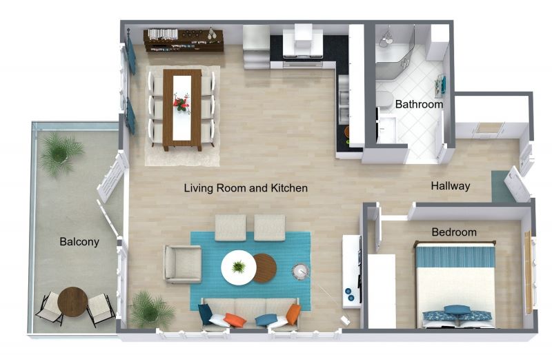 My First Project - Level 1 - 3D Floor Plan.jpg