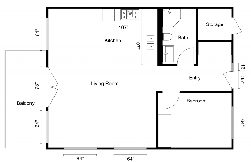 Measurement - Fixed Installation door window