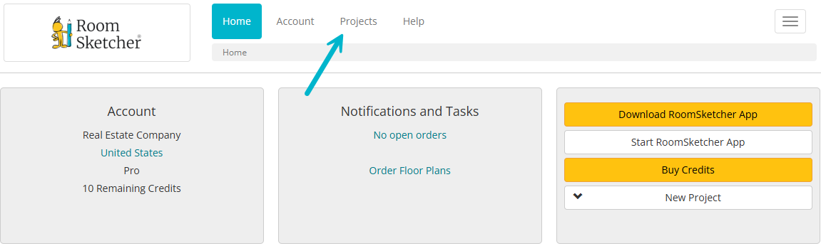 Web Account - Home to Projects.png