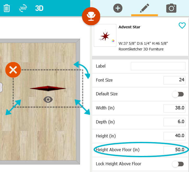 height above floor under wall cut height.png