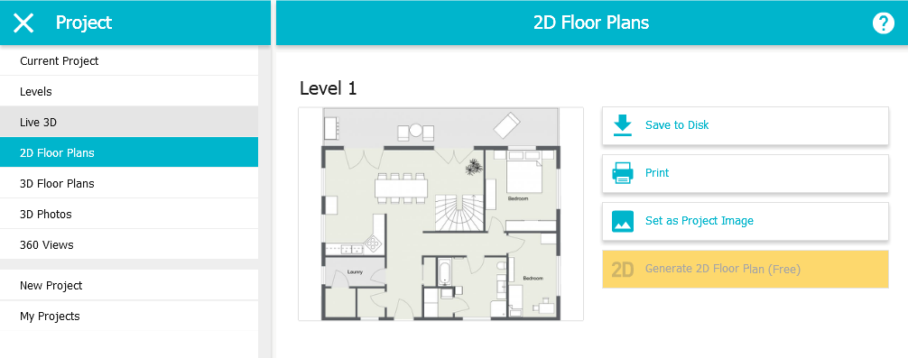 Floorplanner - Project Levels