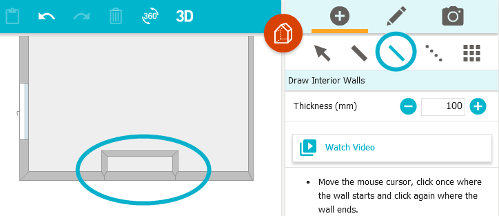 Create Built-In Shelves In RoomSketcher