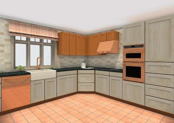 Change the Material or Color on Kitchen Cabinets and Countertops –  RoomSketcher Help Center