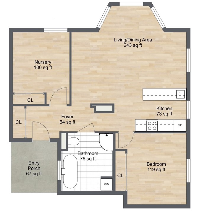 2D Floor Plans - Display A Floor Color Or Material By Room Type ...