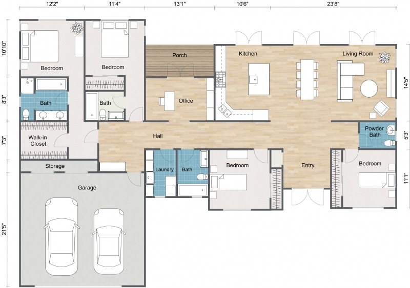 11_4_Bedroom_with_Garage_-_CW_Materials_-_Standard_Rooms_-_Bedrooms_-_2D_Floor_Plan.jpg