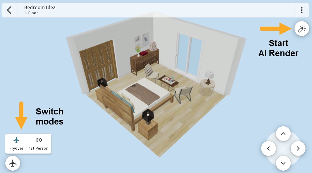 AI render from live 3d - switch mode and start.jpg