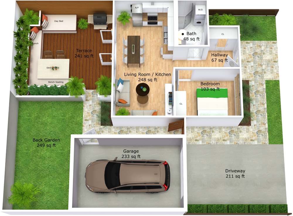 Create A 3d Site Plan Roomsketcher Help Center